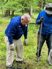 Various pictures of Wilderness Park getting cleaned up on June 9, 2024