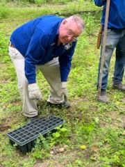 Various pictures of Wilderness Park getting cleaned up on June 9, 2024